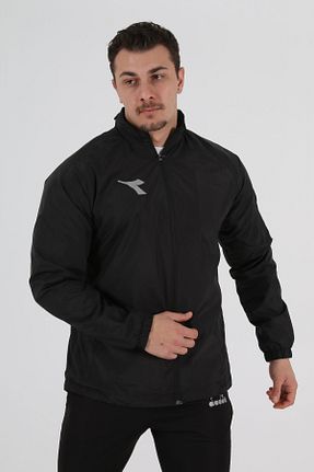 بادگیر و بارانی اسپرت مشکی زنانه پلی استر Diadora - کد 674499369