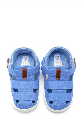 پاپوش آبی بچه گانه پارچه ای First Step - کد 285490592