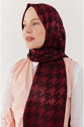 شال زرشکی زنانه MİRSOY SCARF - کد 845517944