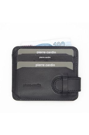 جا کارتی قهوه ای زنانه چرم خالص Pierre Cardin - کد 795340516
