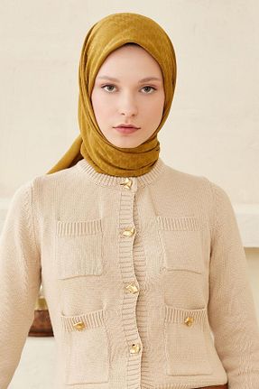روسری زرد مودال Qef - کد 819612476