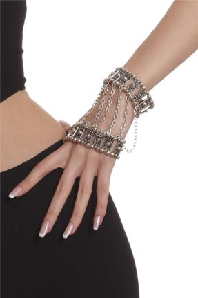 دستبند جواهر زنانه فلزی کد 812626226