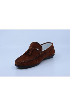 کفش کژوال قهوه ای مردانه چرم خالص Papuccu - کد 845550285