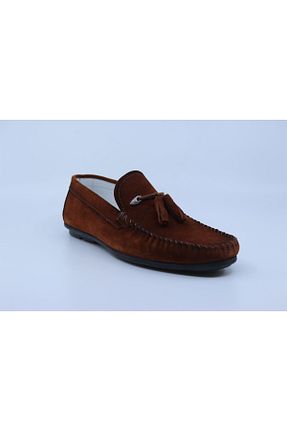 کفش کژوال قهوه ای مردانه چرم خالص Papuccu - کد 845550285