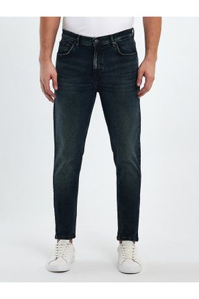 شلوار جین مردانه پاچه تنگ جین ساده استاندارد کد 793601619