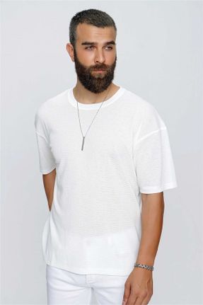 تی شرت سفید مردانه کد 690469216