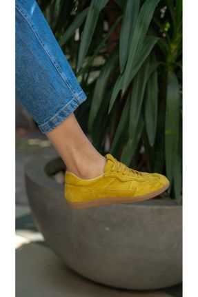 کفش اسنیکر زرد زنانه کد 815008411