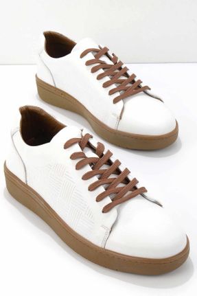 کفش کژوال سفید مردانه پاشنه کوتاه ( 4 - 1 cm ) پاشنه ساده کد 659913316