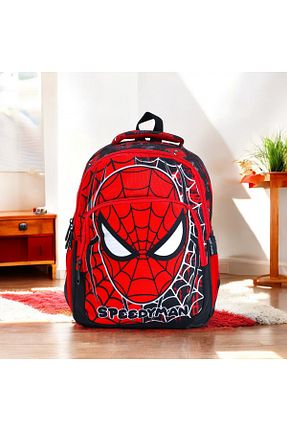 کیف مدرسه قرمز بچه گانه پارچه ای Shopiolog - کد 845684536