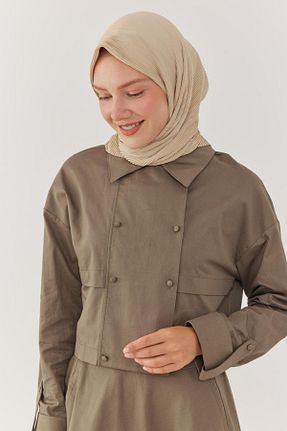 شال بژ زنانه MİRSOY SCARF - کد 845624025