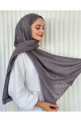 شال طوسی زنانه ابریشم Misa - کد 845707650