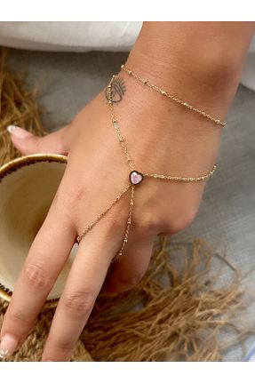 شاهمران جواهر طلائی زنانه پوشش لاکی HeyYou Jewelry - کد 845722573