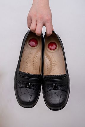 کفش کلاسیک مشکی زنانه چرم مصنوعی The RaVİS Shoes - کد 845766503