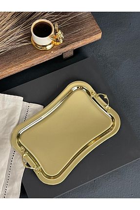 سینی طلائی کروم EVSTYLE - کد 840735745