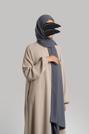 شال طوسی زنانه Medine İpeği Emare - کد 805725157