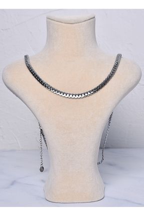 گردنبند استیل ( فولاد ) زنانه استیل (فولاد) shiva accessorie - کد 845870065