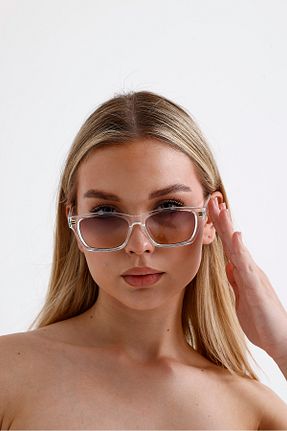 عینک آفتابی سفید زنانه UV400 Goldmine - کد 845793203