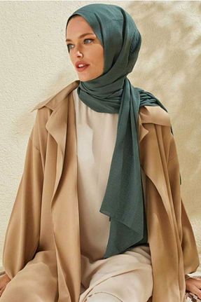 شال سبز زنانه جاز KASVA SCARF - کد 467379565