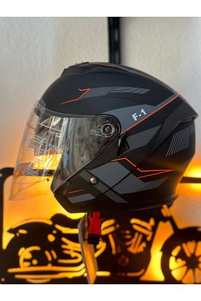 کلاه ایمنی موتور سواری مشکی Açık Kasklar Kask - کد 845812890