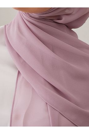 روسری صورتی شیفون Femple Modest - کد 845580557