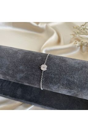 دستبند نقره سفید زنانه 925 عیار Lovera Jewellery - کد 843910171