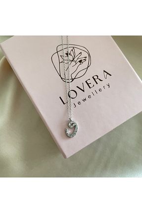 گردنبند نقره سفید زنانه 925 عیار Lovera Jewellery - کد 812442470