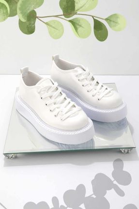 کفش کژوال سفید مردانه پاشنه کوتاه ( 4 - 1 cm ) پاشنه ساده کد 675043191