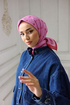 روسری صورتی İpek Jakar Silk Home - کد 845611566