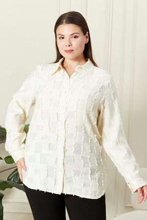 پیراهن سایز بزرگ بژ زنانه سایز بزرگ Rmg - کد 845606184