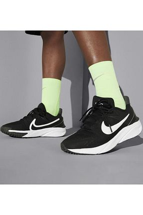 کفش اسنیکر مشکی زنانه بند دار Nike - کد 845633009