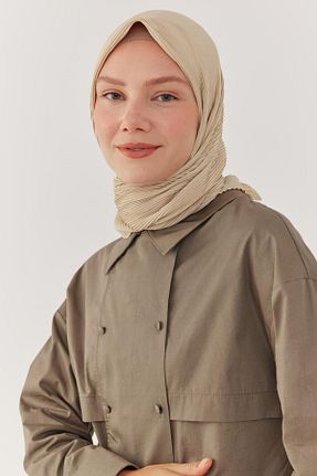 شال بژ زنانه MİRSOY SCARF - کد 845624025