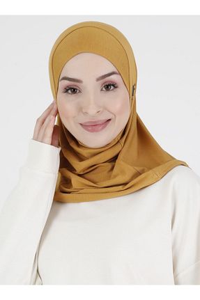 کلاه شنای حجاب زرد زنانه Ecardin - کد 754550523