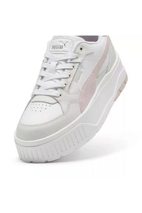 کفش اسنیکر سفید زنانه چرم اصل Puma - کد 845676987