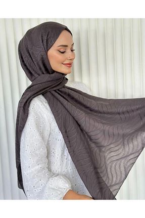 شال طوسی زنانه ابریشم Genel Markalar - کد 845705899
