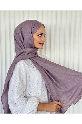 شال بنفش زنانه ابریشم Misa - کد 845707663