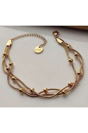 گردنبند استیل ( فولاد ) طلائی زنانه استیل (فولاد) şira sirius - کد 845716232