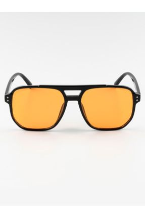 عینک آفتابی مشکی زنانه 53 UV400 مات هندسی کد 306517473