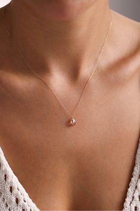 گردنبند طلا نارنجی زنانه 14 عیار Gianfranco - کد 759368874