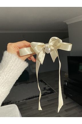 گیره سر بژ زنانه ساتن Pinky Lady - کد 791399493