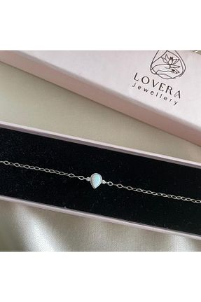 دستبند نقره سفید زنانه 925 عیار Lovera Jewellery - کد 793860032