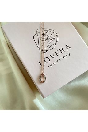 گردنبند نقره سفید زنانه 925 عیار Lovera Jewellery - کد 792640019