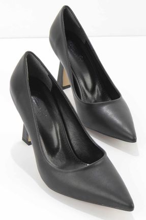 کفش پاشنه بلند کلاسیک مشکی زنانه پاشنه ضخیم پاشنه متوسط ( 5 - 9 cm ) کد 345001881