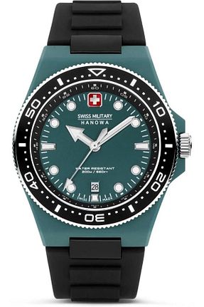 ساعت مچی فیروزه ای مردانه 45 میلی متر Swiss Military - کد 840348821