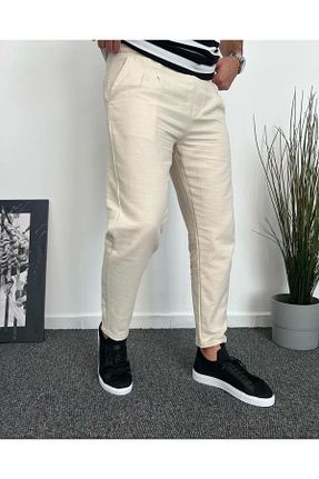 شلوار بژ مردانه بافتنی hoz fashion - کد 845615281
