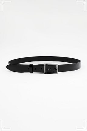 کمربند مشکی زنانه چرم خالص Derimo Leather - کد 845619819