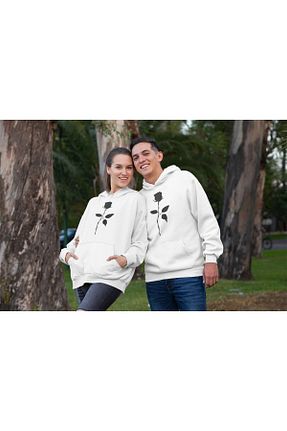 سوئیشرت سفید زنانه چاپی Jooy Company - کد 235702163