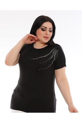 بلوز مشکی زنانه طرح دار Noname - کد 827096323