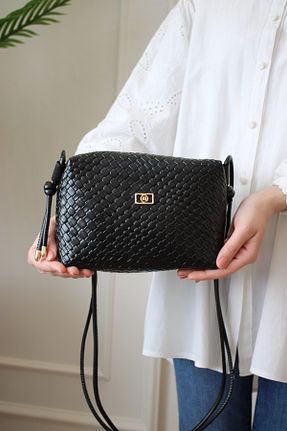 کیف دوشی مشکی زنانه چرم مصنوعی Molie - کد 845719005