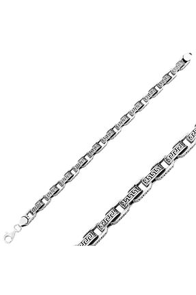 گردنبند نقره مردانه 925 عیار silverbox - کد 815376537