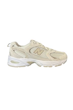 کفش اسنیکر بژ زنانه بند دار New Balance - کد 845841386